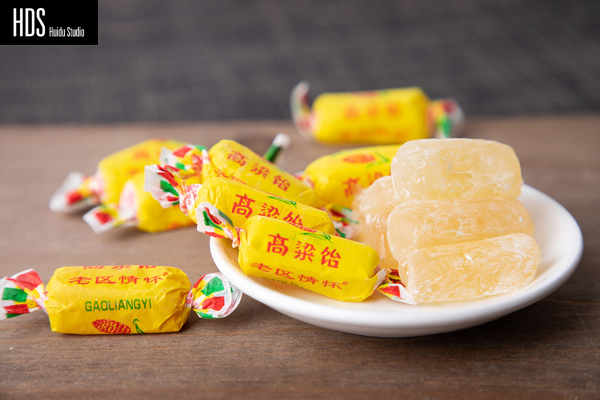 高粱饴场景图拍摄详情页制作