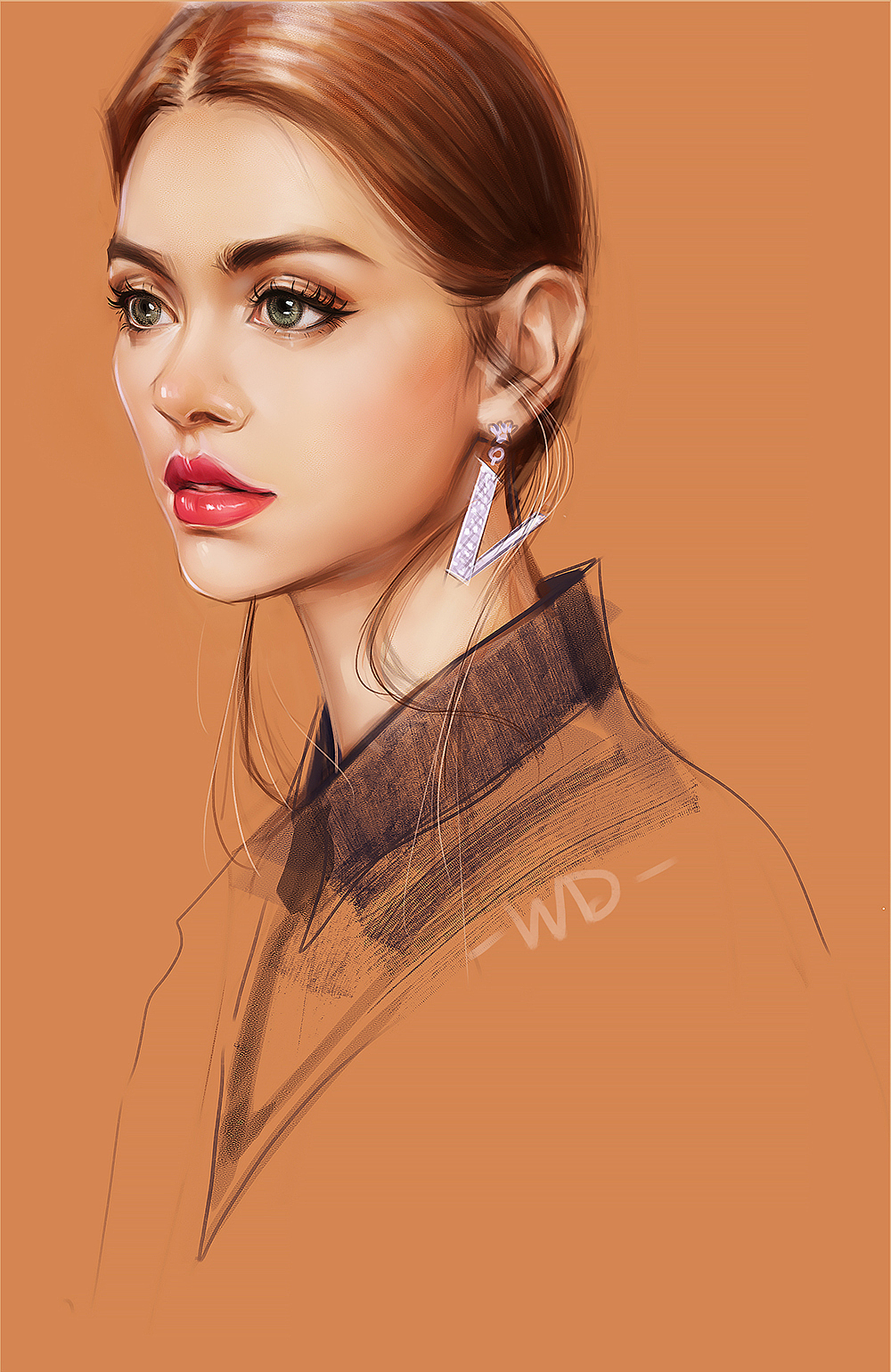 人像练习（图ZMTQ1NTczNDc2） - 创作习作 - 站酷设计师初心插画w原创素材 - 站酷ZCOOL