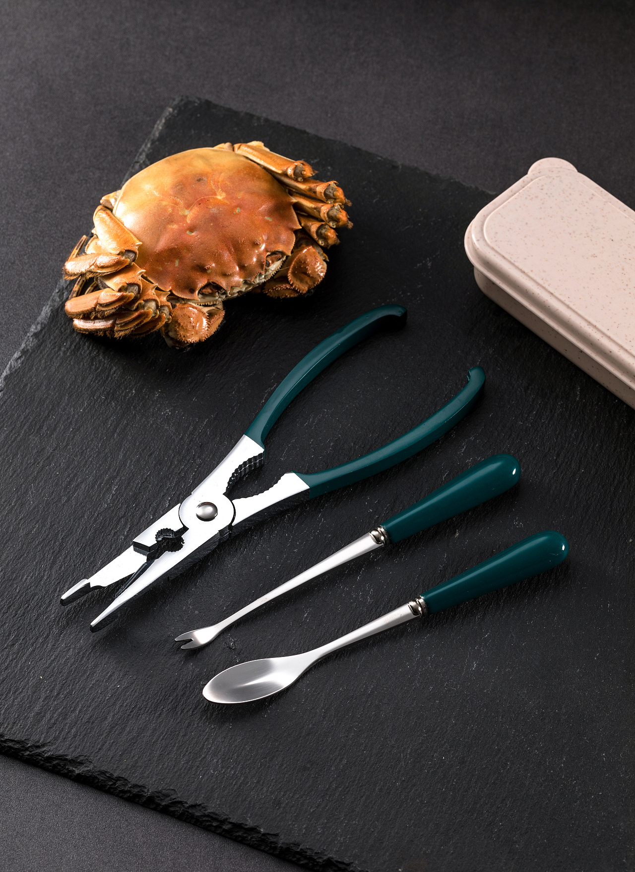 电商摄影 蟹八件吃螃蟹神器拆蟹专用三件套|摄影|产品摄影|漫渡光影 -