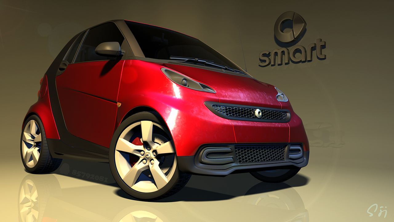 mercedes-benz smart fortwo（图ZODI2NTUxMg==） - 机械/交通 - 站酷设计师_海绵身上好多洞原创素材 - 站酷ZCOOL