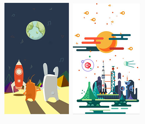 手绘加鼠绘（图ZMTY2MzYzMDY0） - 艺术插画 - 站酷设计师A山海原创素材 - 站酷ZCOOL