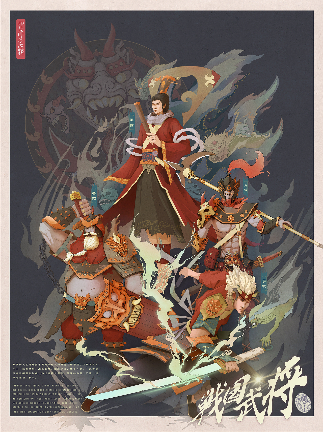 战国武将（图ZMjU2MTcxMTY0） - 概念设定 - 站酷设计师一顶帽子原创素材 - 站酷ZCOOL