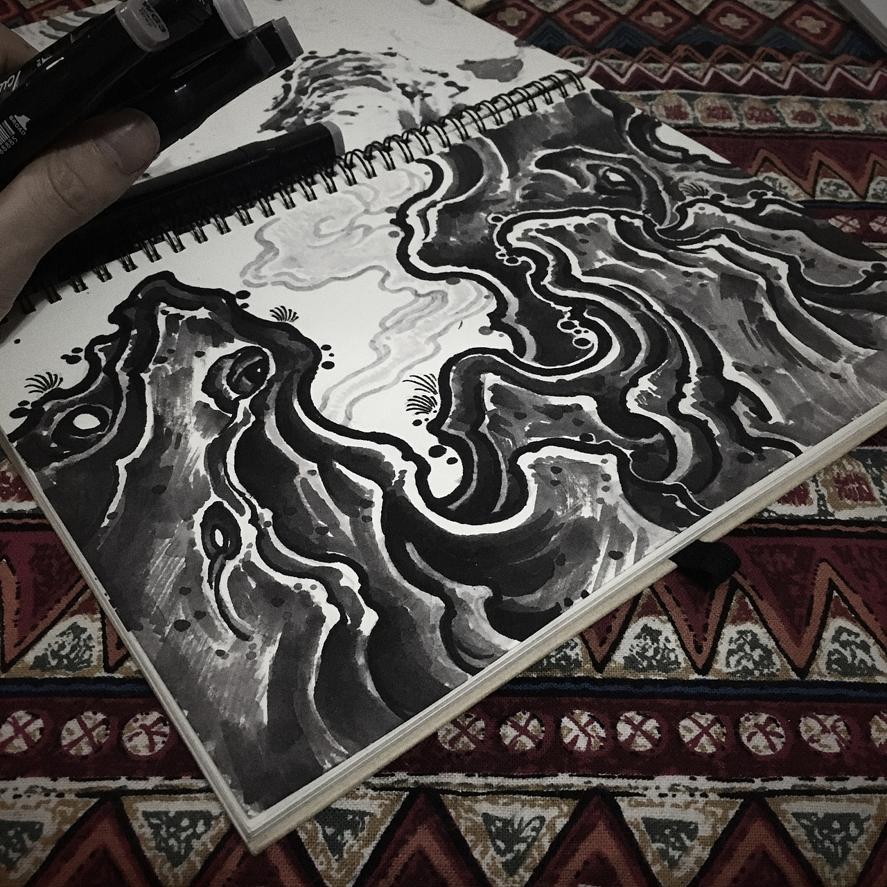 近期传统手稿（图ZMTYwNjY5MjE2） - 艺术插画 - 站酷设计师恶之花刺青原创素材 - 站酷ZCOOL