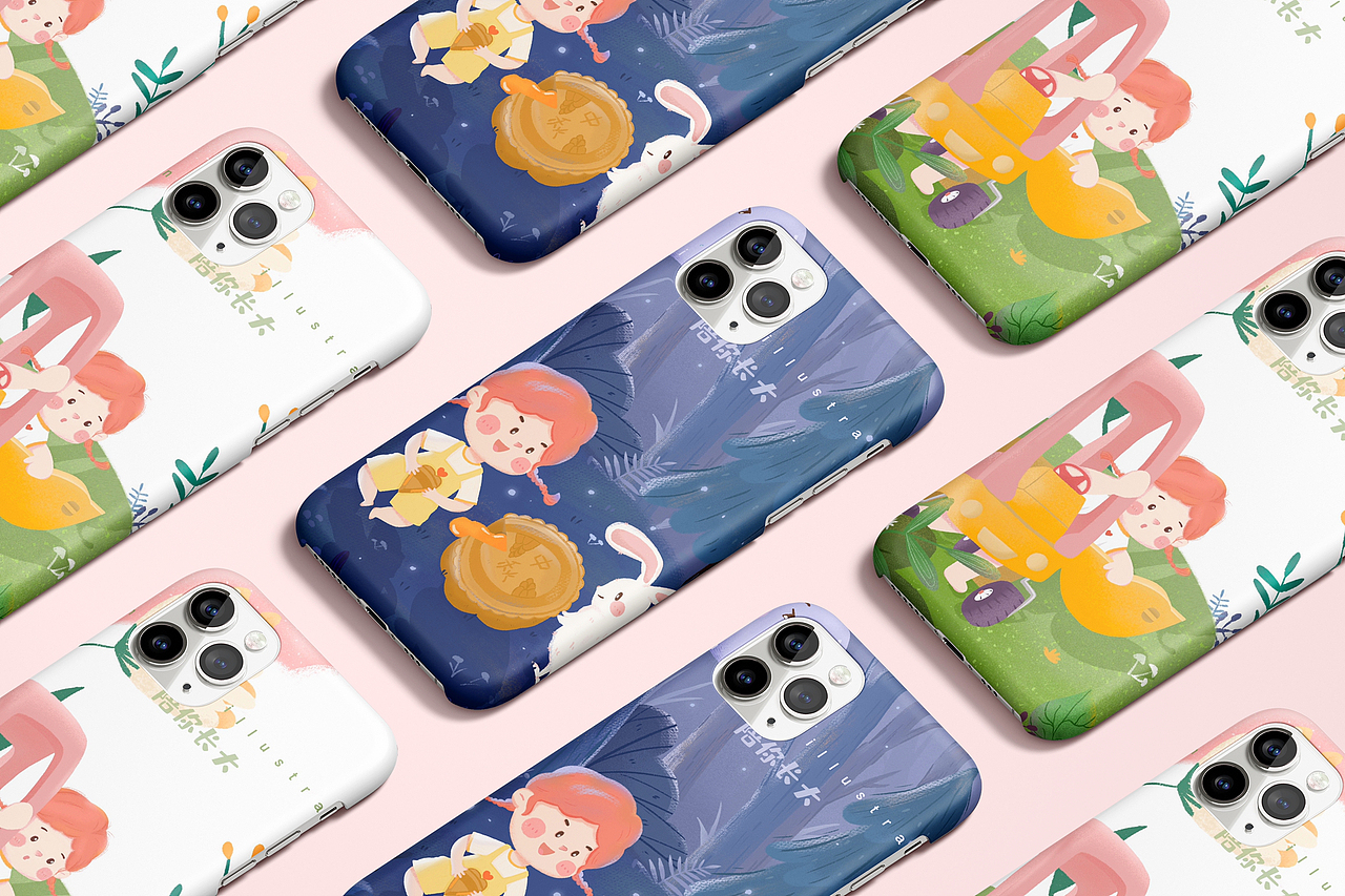 “陪你长大”系列插画