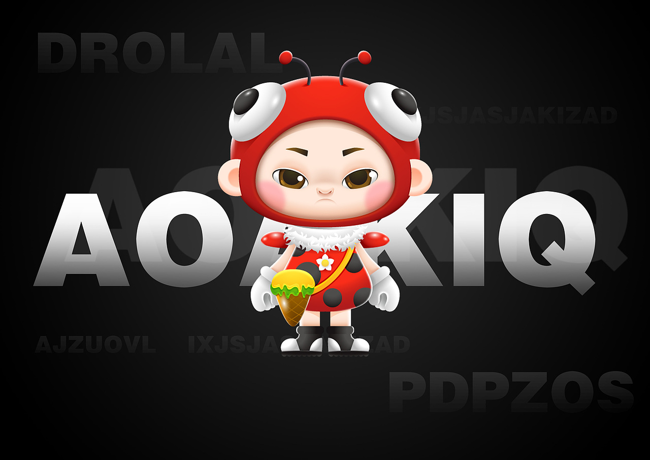 昆虫拟人化形象ip设计