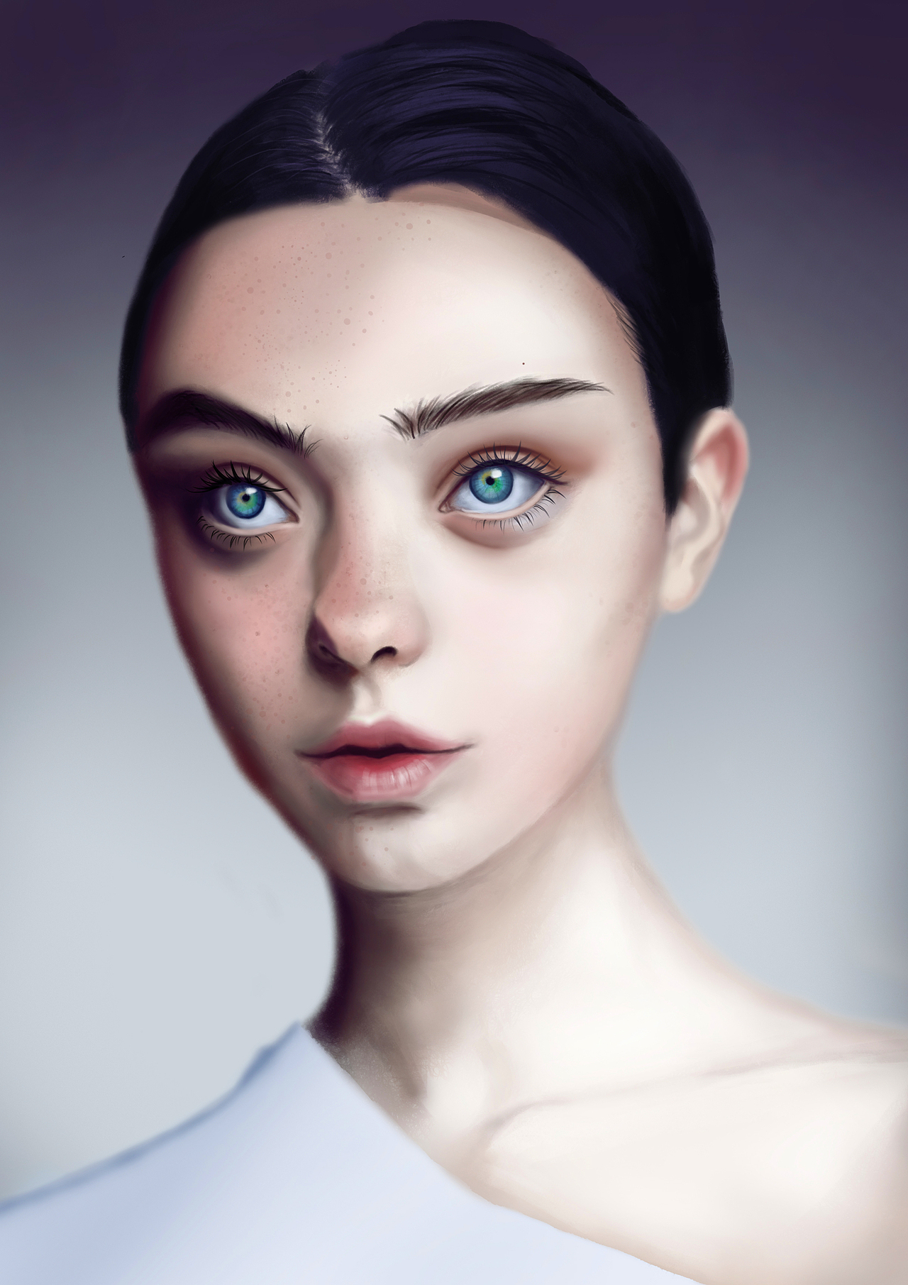 照片人像厚涂（图ZMzA1NzEzMjgw） - 创作习作 - 站酷设计师薛大兵原创素材 - 站酷ZCOOL