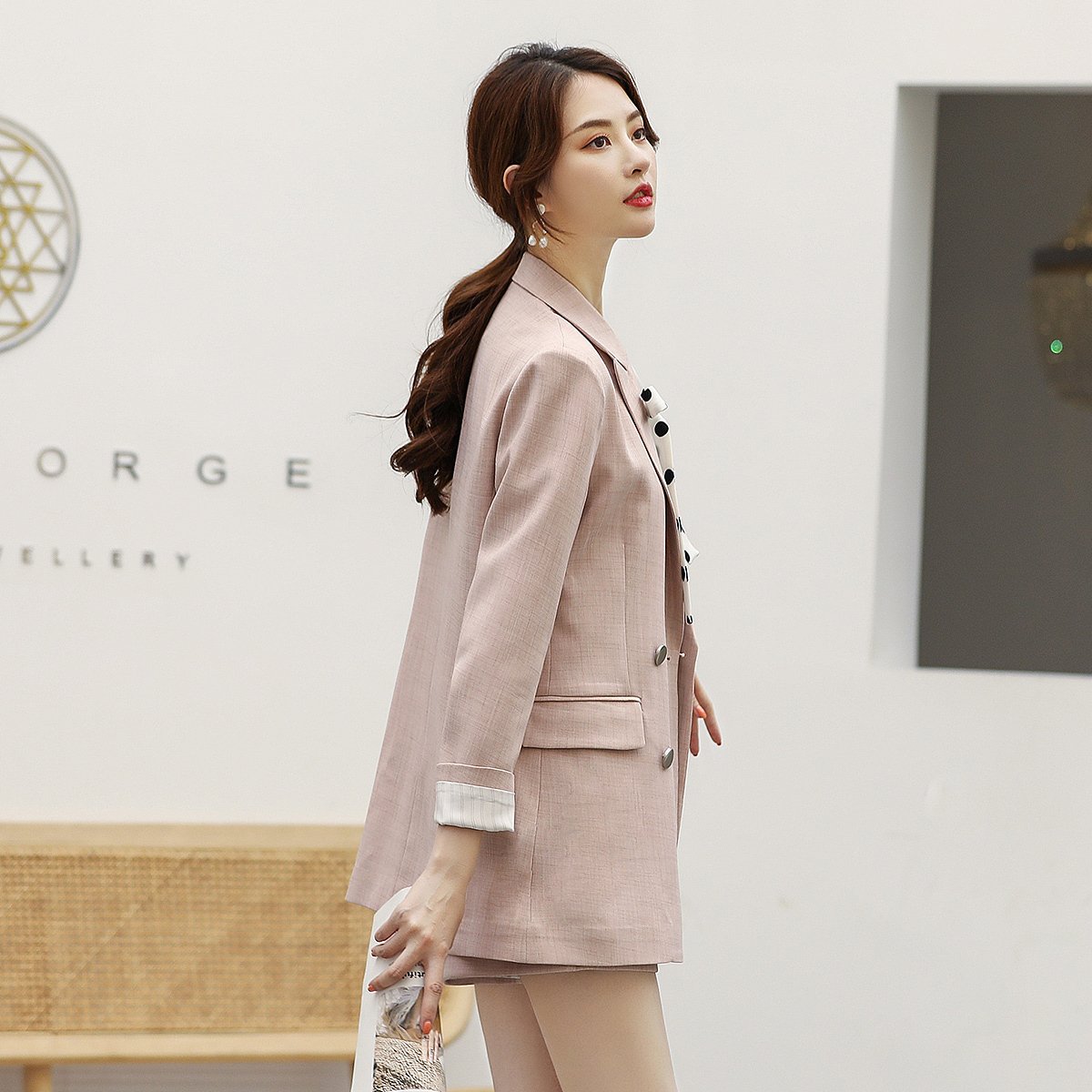 电商女装摄影 秋季外拍