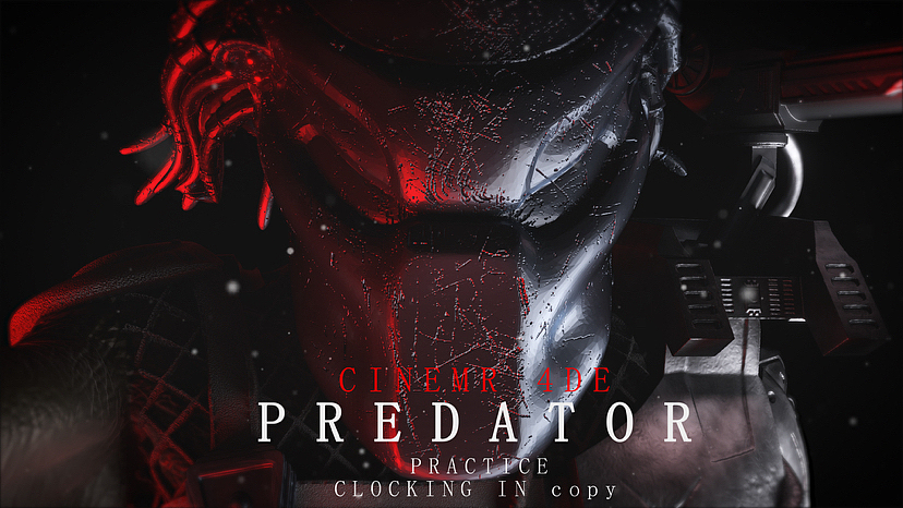 铁血战士渲染练习