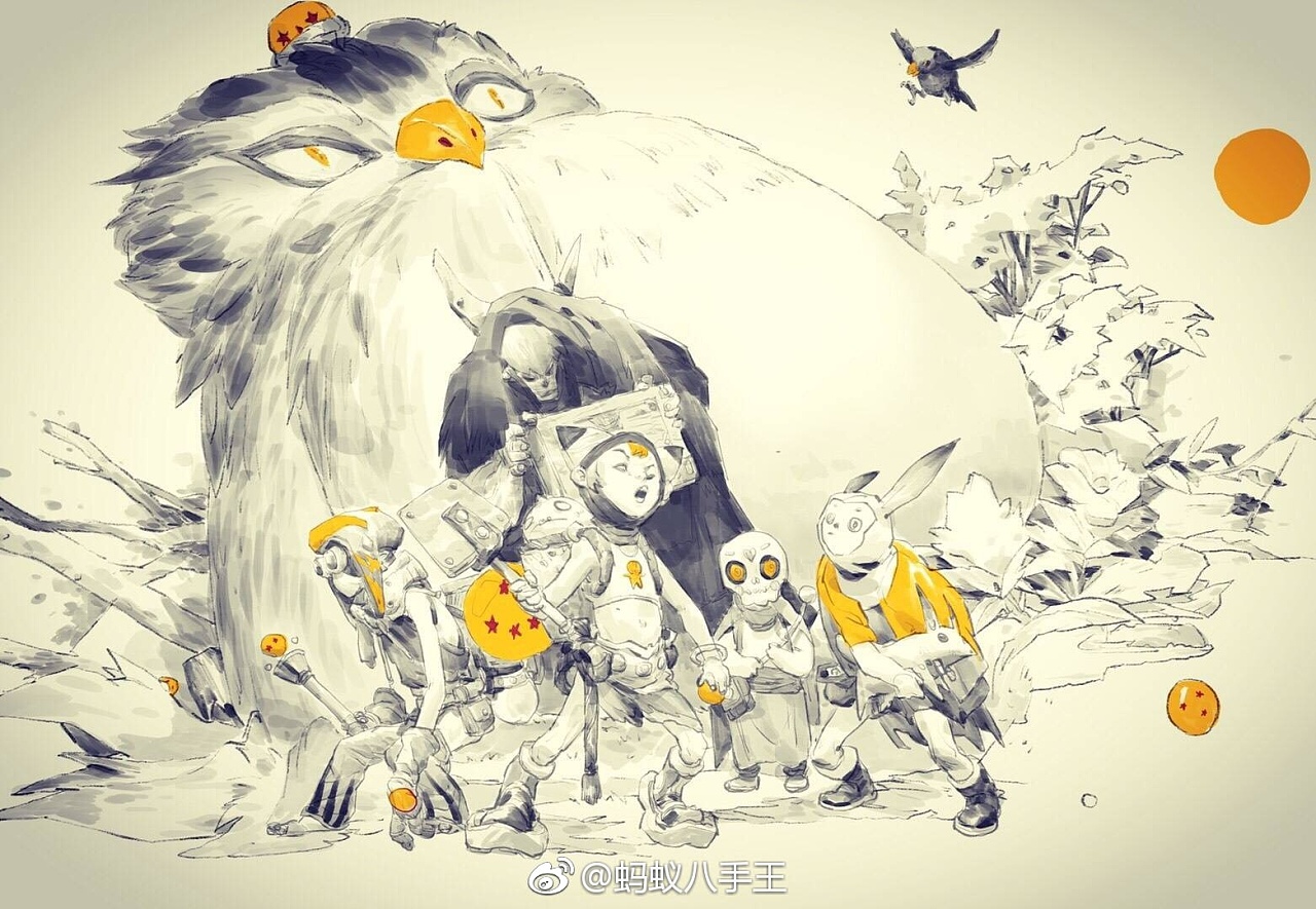 【老师作品】图形科学-蚂蚁八手王|插画|游戏原画|图形科学 - 原创作