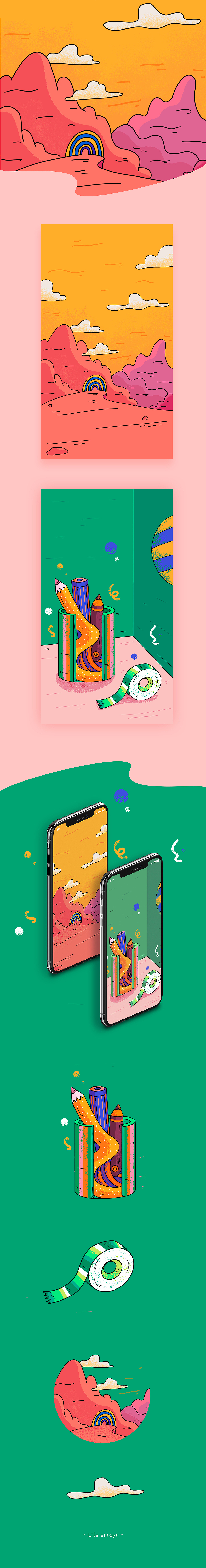 9 月的尾巴 · 一个风格小结（图ZMTI5ODk2MDM2） - 创作习作 - 站酷设计师jarjar_lee原创素材 - 站酷ZCOOL