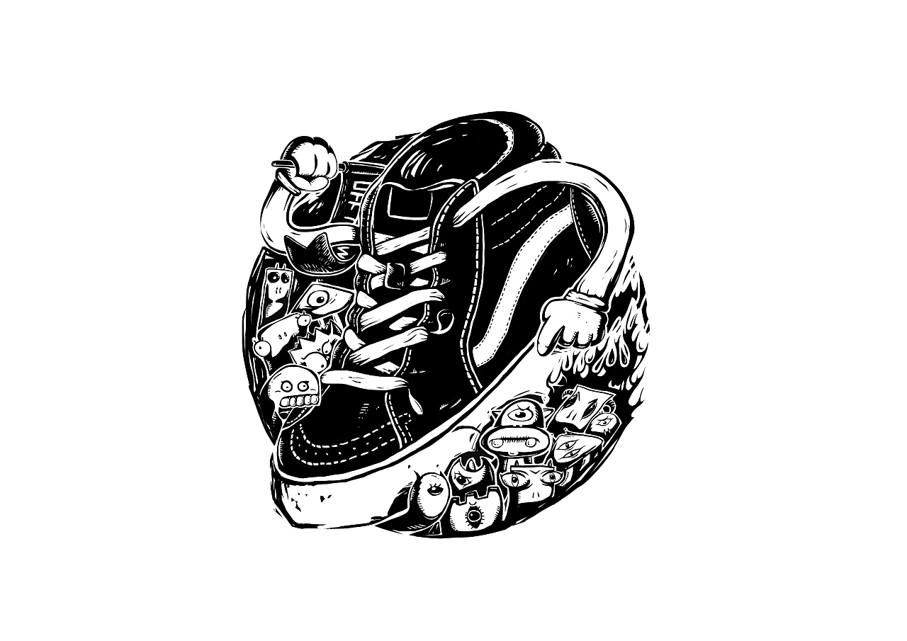 vans征集活动|插画|涂鸦/潮流|biiiin - 原创作品 - 站酷 (zcool)