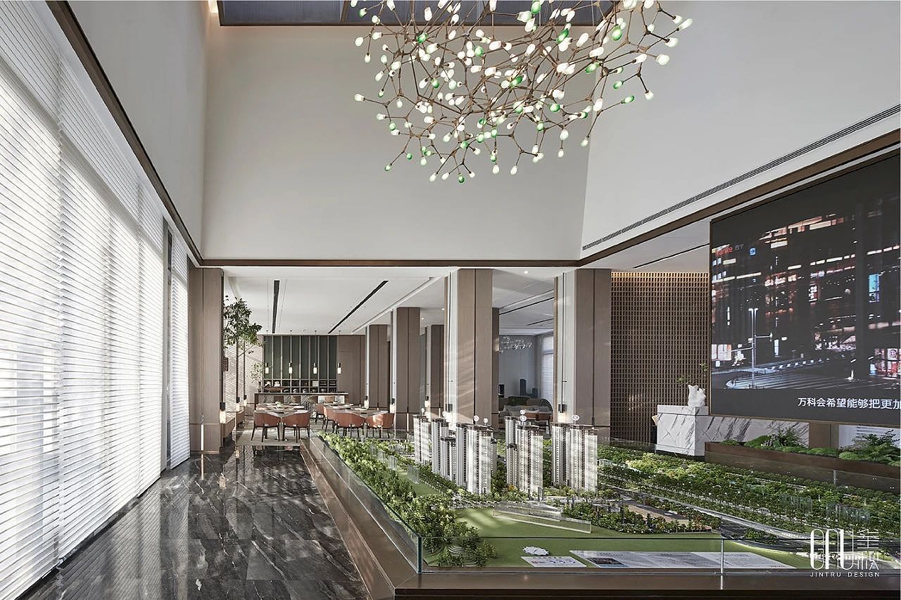 GNU新作 | 西宁万科·公园里销售中心:于林深处听树语