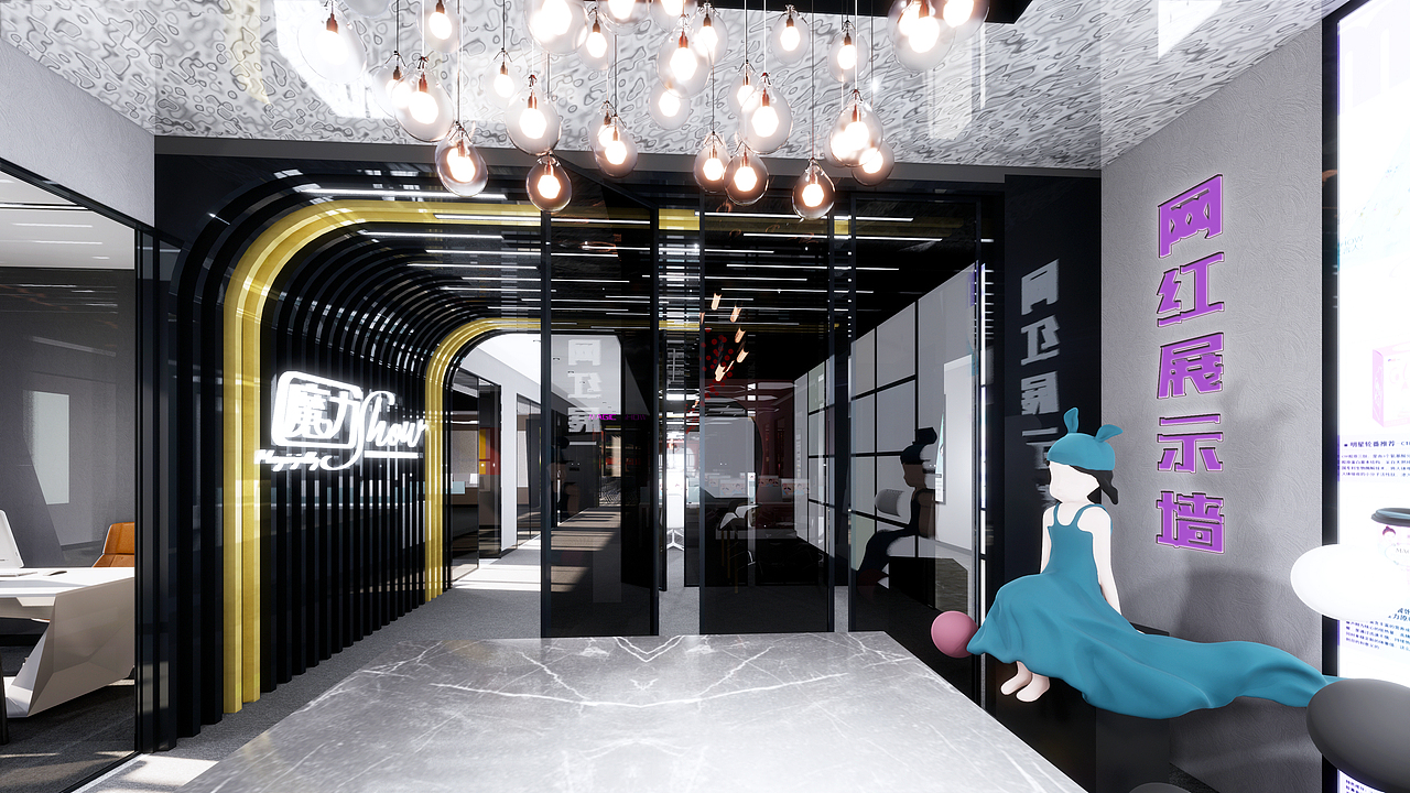 南京潮男集团办公室装修（图ZMjM3MDYxNjky） - 家装设计 - 站酷设计师史椿椿原创素材 - 站酷ZCOOL