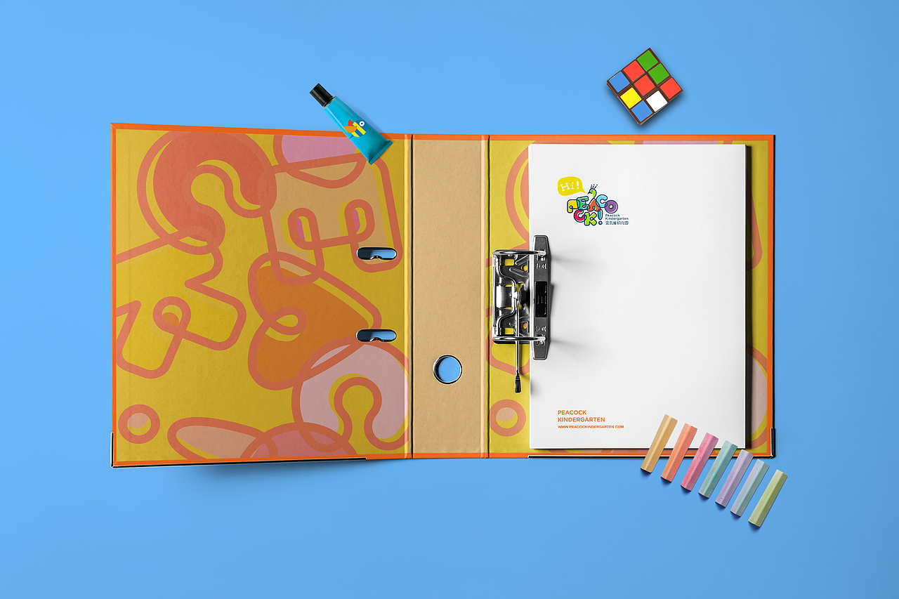 金孔雀幼儿园品牌形象设计 - 云南 水富