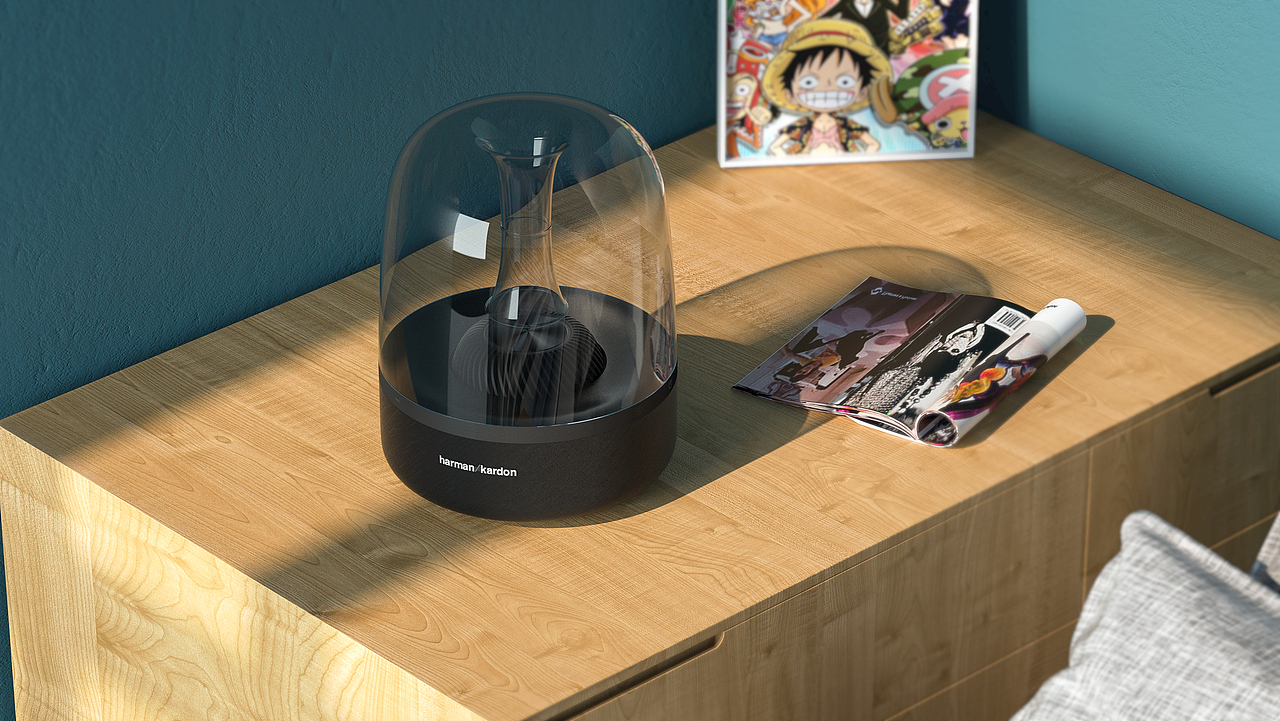 哈曼卡顿音响渲染（图ZMTY2NDM4ODQw） - 电子产品 - 站酷设计师LH_VD原创素材 - 站酷ZCOOL