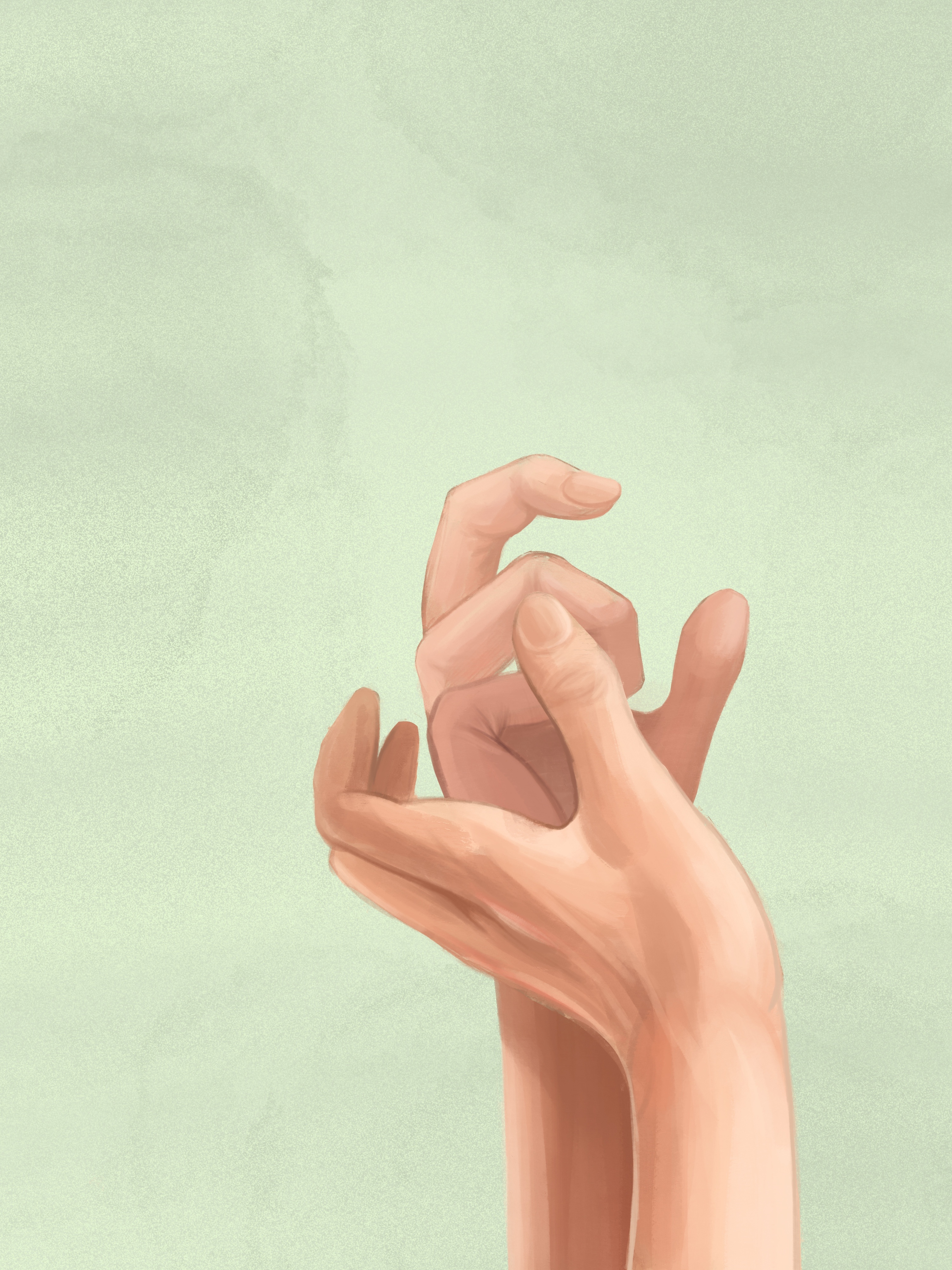 【劳动者的手】插画