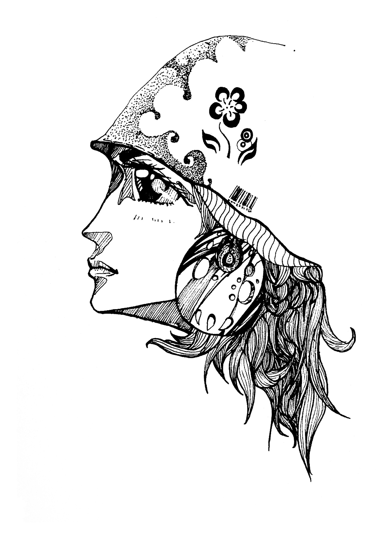 我的插画系列-单色世界