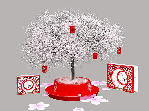 嘉兴杉杉开业美陈