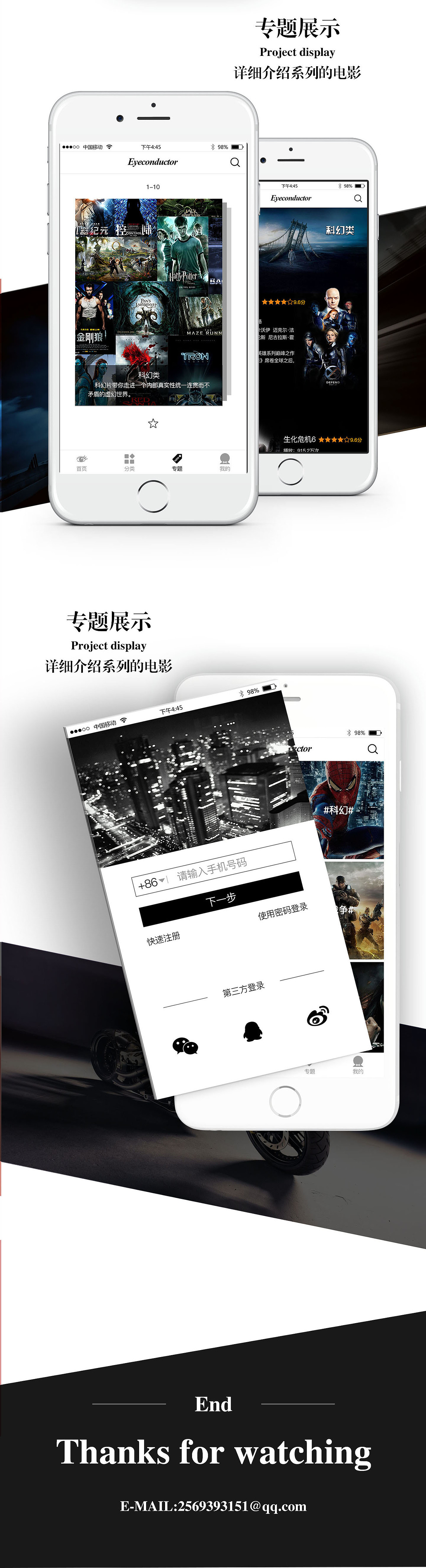 导眼电影APP（图ZNTYzMTc2NDA=） - APP界面 - 站酷设计师莎莎Queen原创素材 - 站酷ZCOOL