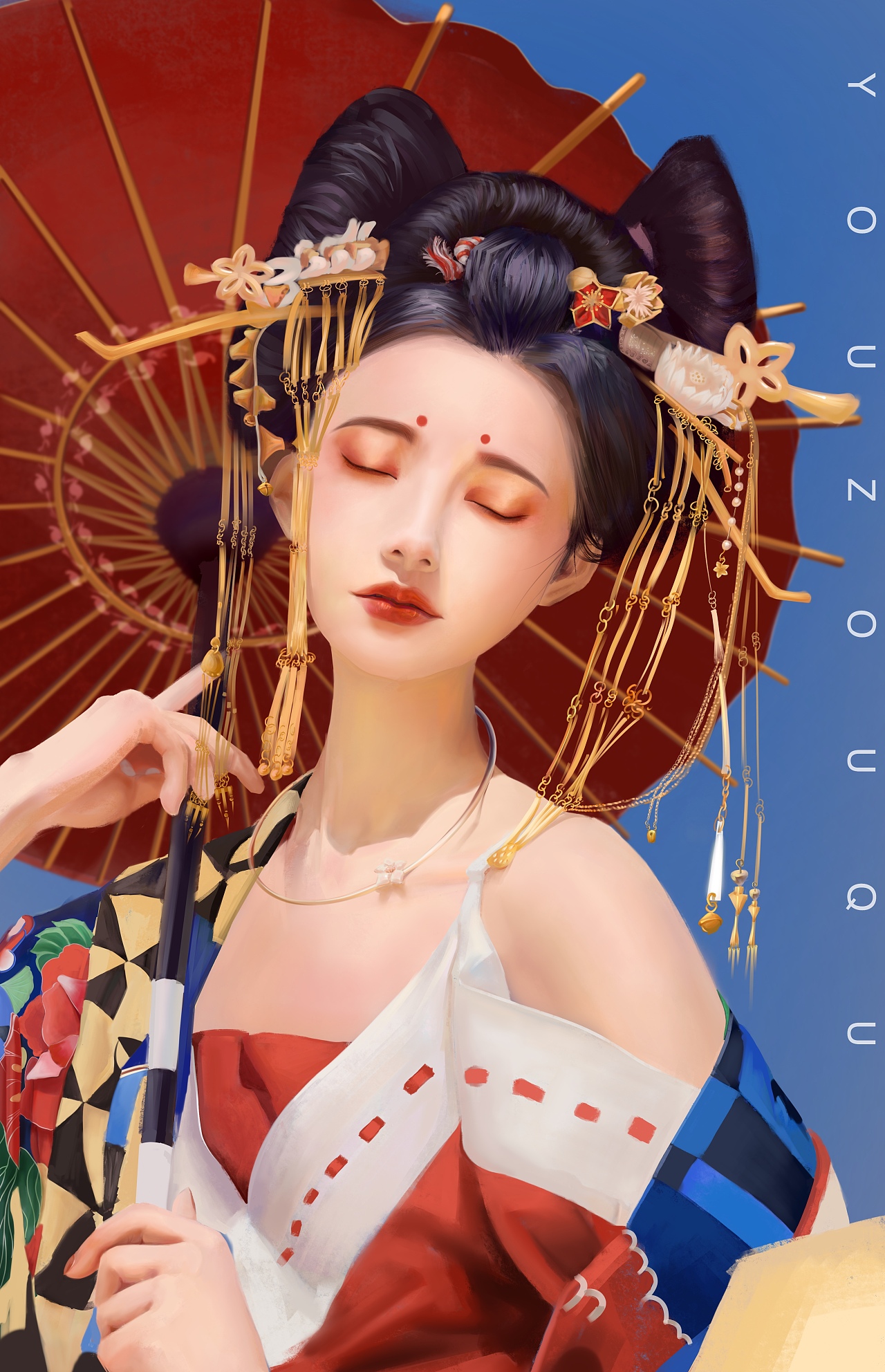 花魁の髪型 – 「心-花雫-」京都花魁体験 創作和装変身写真スタジオ