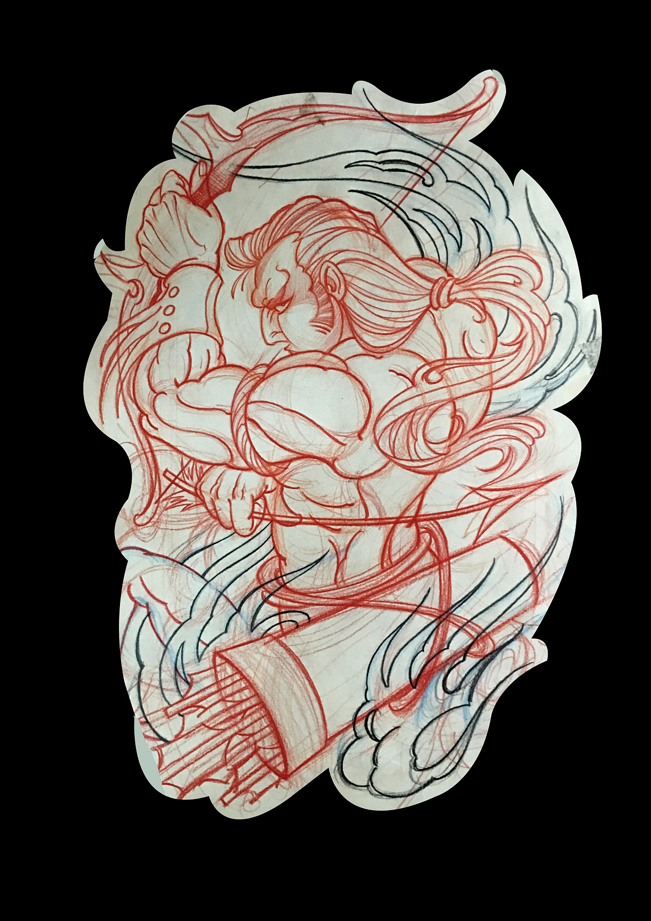 纹身原创手稿(人物系列)