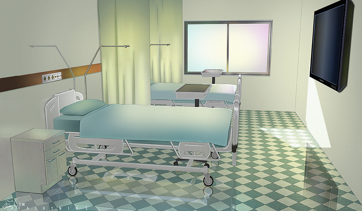 病房|插画|商业插画|fairy9玄紫_原创作品-站酷zcool