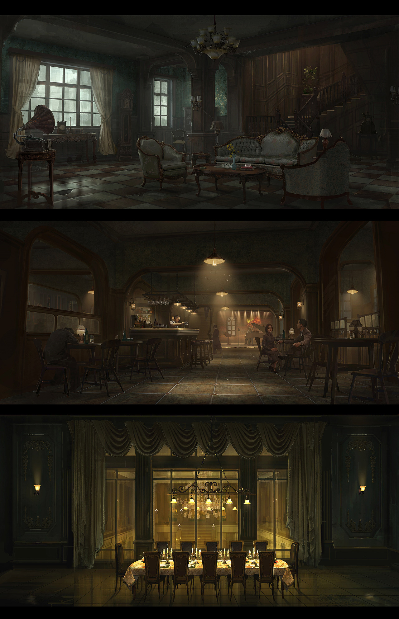 《烈火军校》场景概念设计