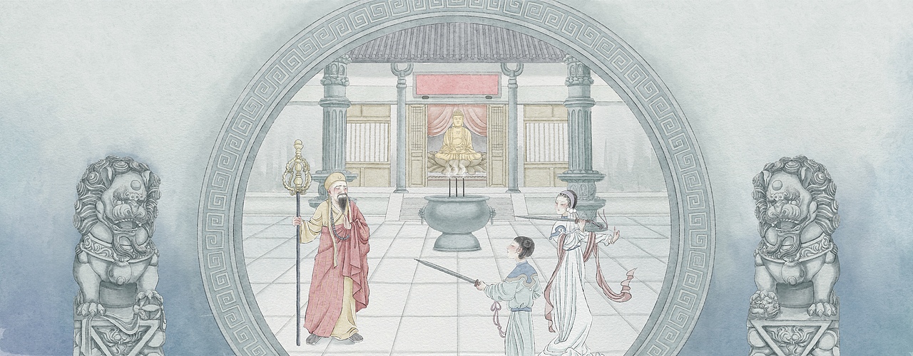 白蛇传插图（图ZMzc4ODgyNTUy） - 绘本 - 站酷设计师小红帽lh原创素材 - 站酷ZCOOL