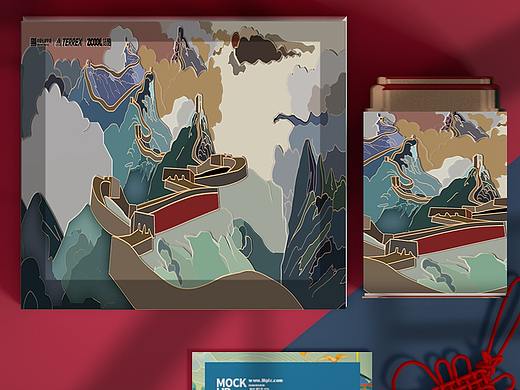 印象 長城（個人主頁-ZNTYyMjQwODg=） - 圖案 - 站酷設(shè)計師芫禾原創(chuàng)素材 - 站酷ZCOOL