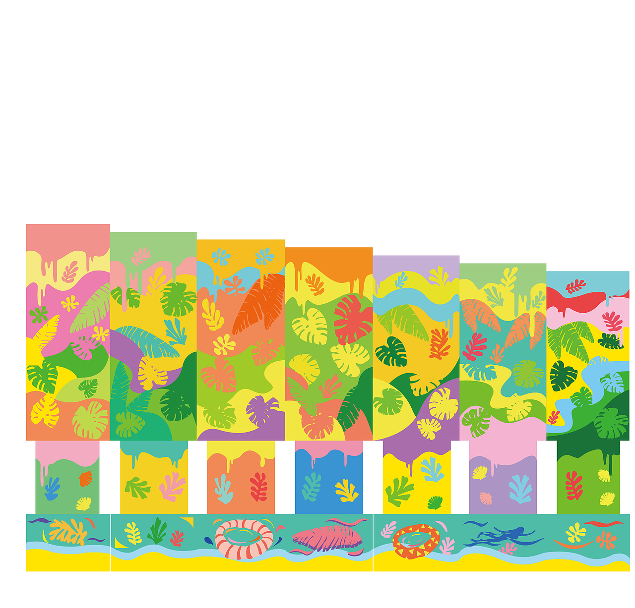 夏——彩色玻璃墙装置艺术设计（图ZMTAxODc4NTky） - 实验艺术 - 站酷设计师里昂大大大大神原创素材 - 站酷ZCOOL