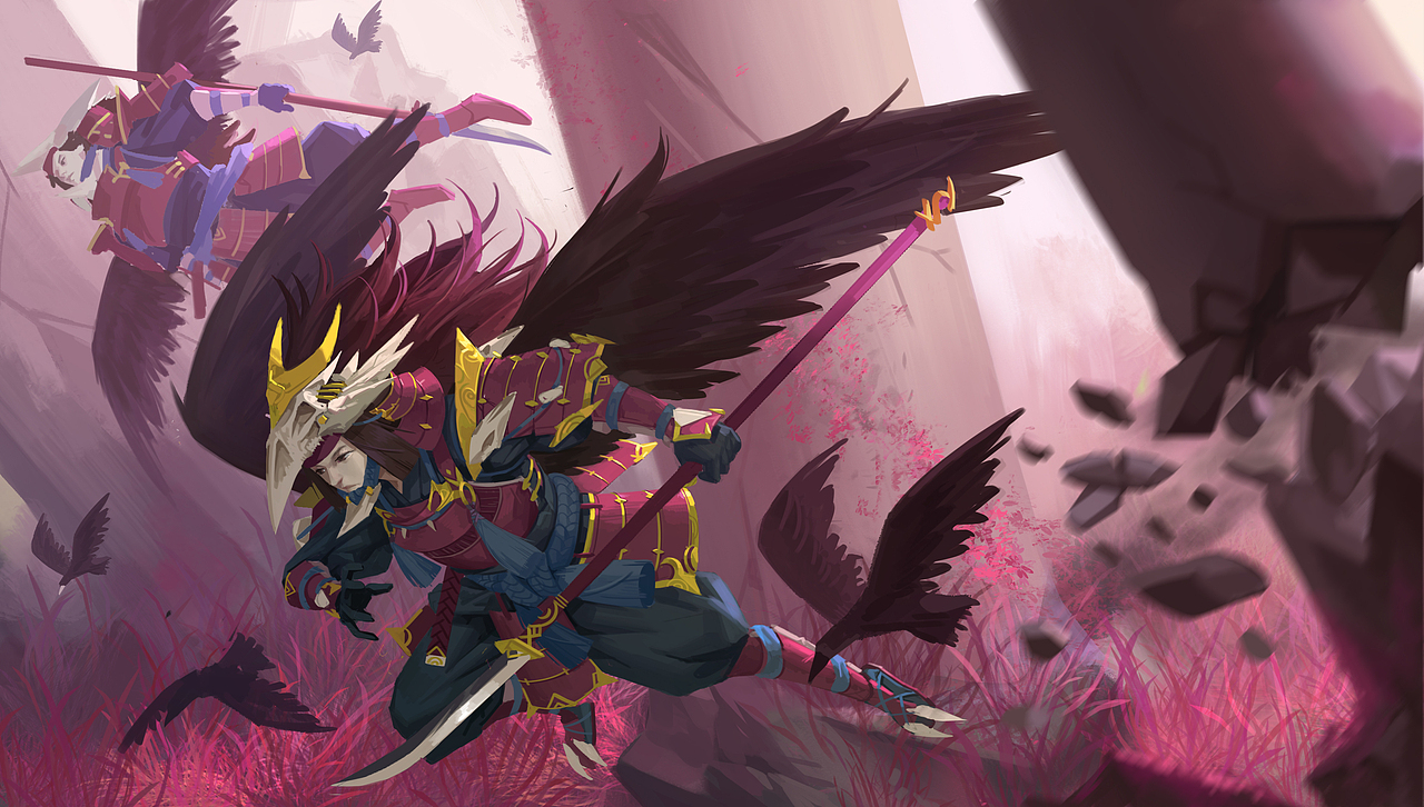 鸟人|插画|游戏原画|啊光啊_原创作品-站酷zcool