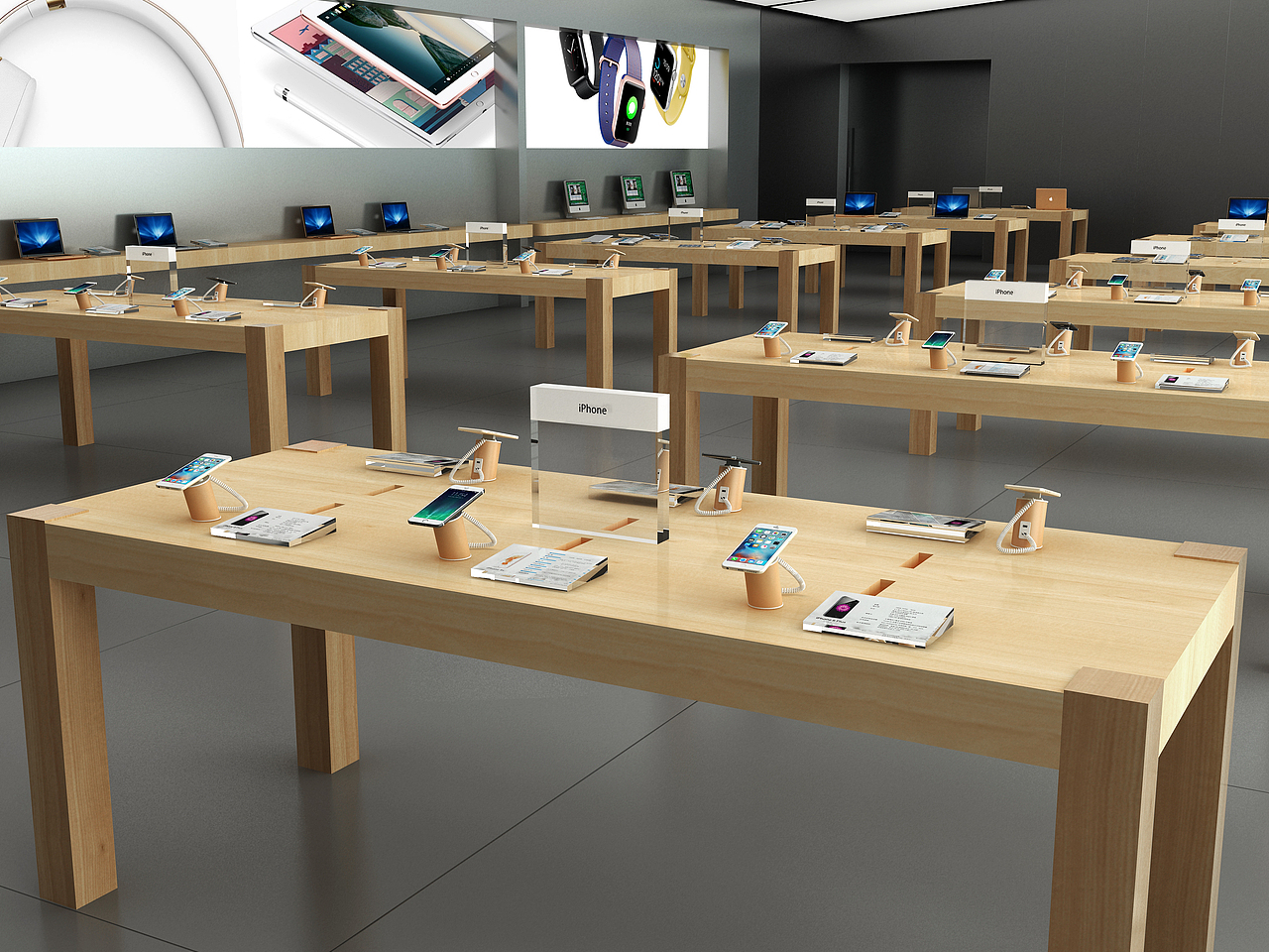苹果体验店展示物料展示（图ZNDU3OTY2MDg=） - 展陈设计 - 站酷设计师疾亮切原创素材 - 站酷ZCOOL