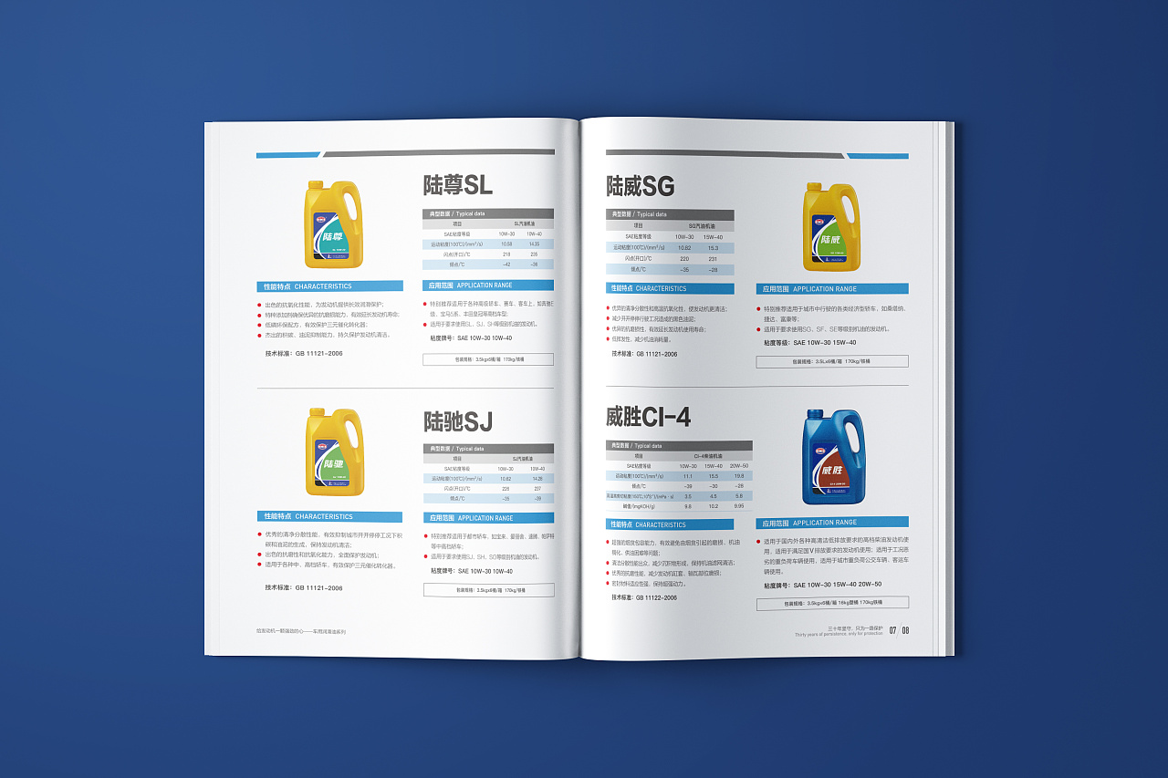 环球润滑油画册
