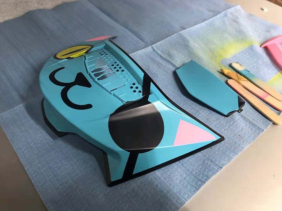 ShutUP Yo! Helmet Art Painting（图ZMTM3Njg1ODY4） - 其他手工艺 - 站酷设计师HCstudio原创素材 - 站酷ZCOOL