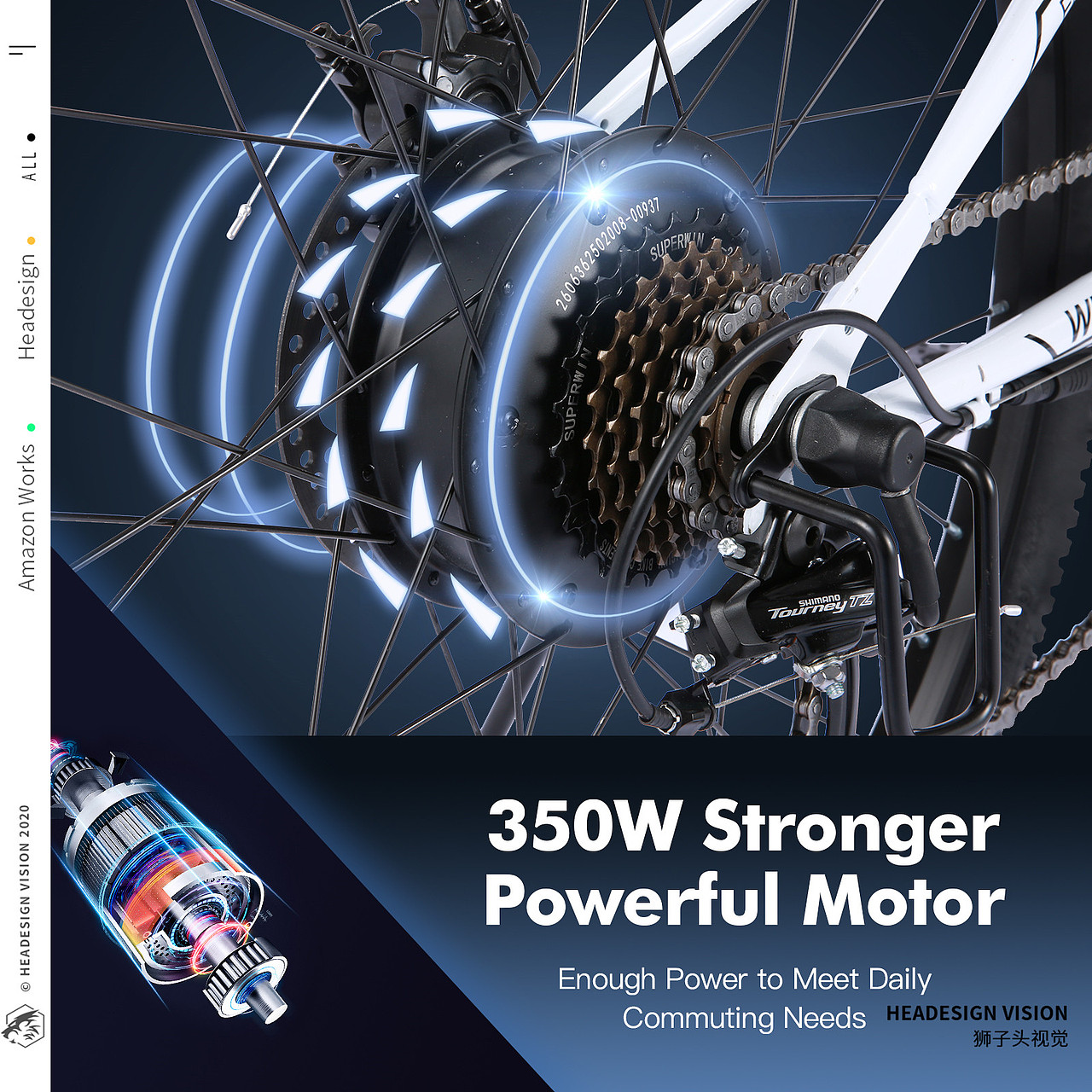 自行车产品拍摄_主图设计_A+页面设计-狮子头视觉