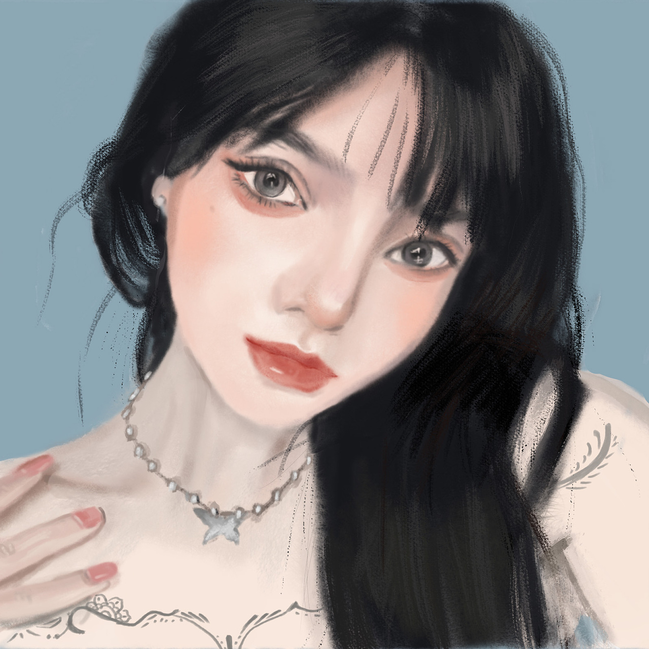 板绘头像练习|插画|创作习作|人兄弟 - 原创作品 - 站酷 (zcool)