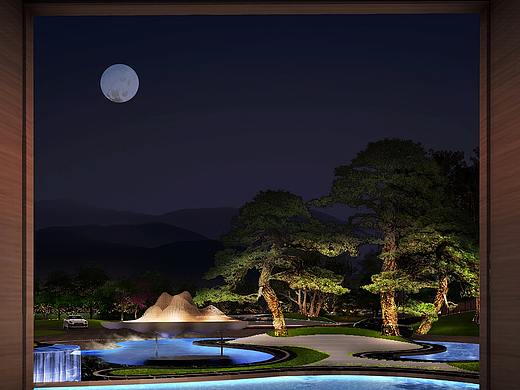 喜来登酒店景观夜景灯光设计