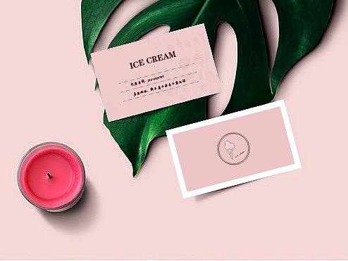 冰淇淋名片