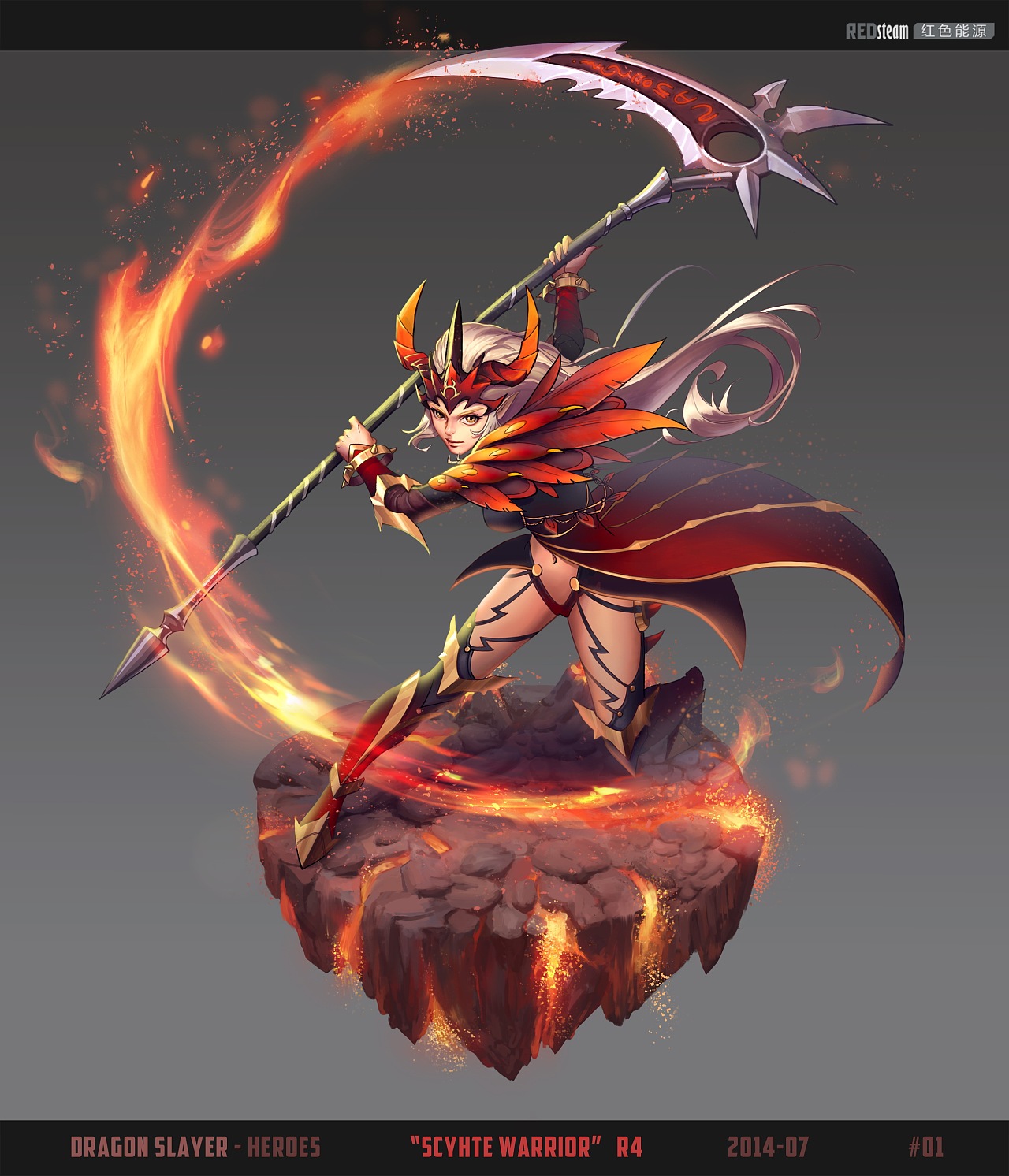 火系的女战士 - 原创作品 - 站酷(zcool)