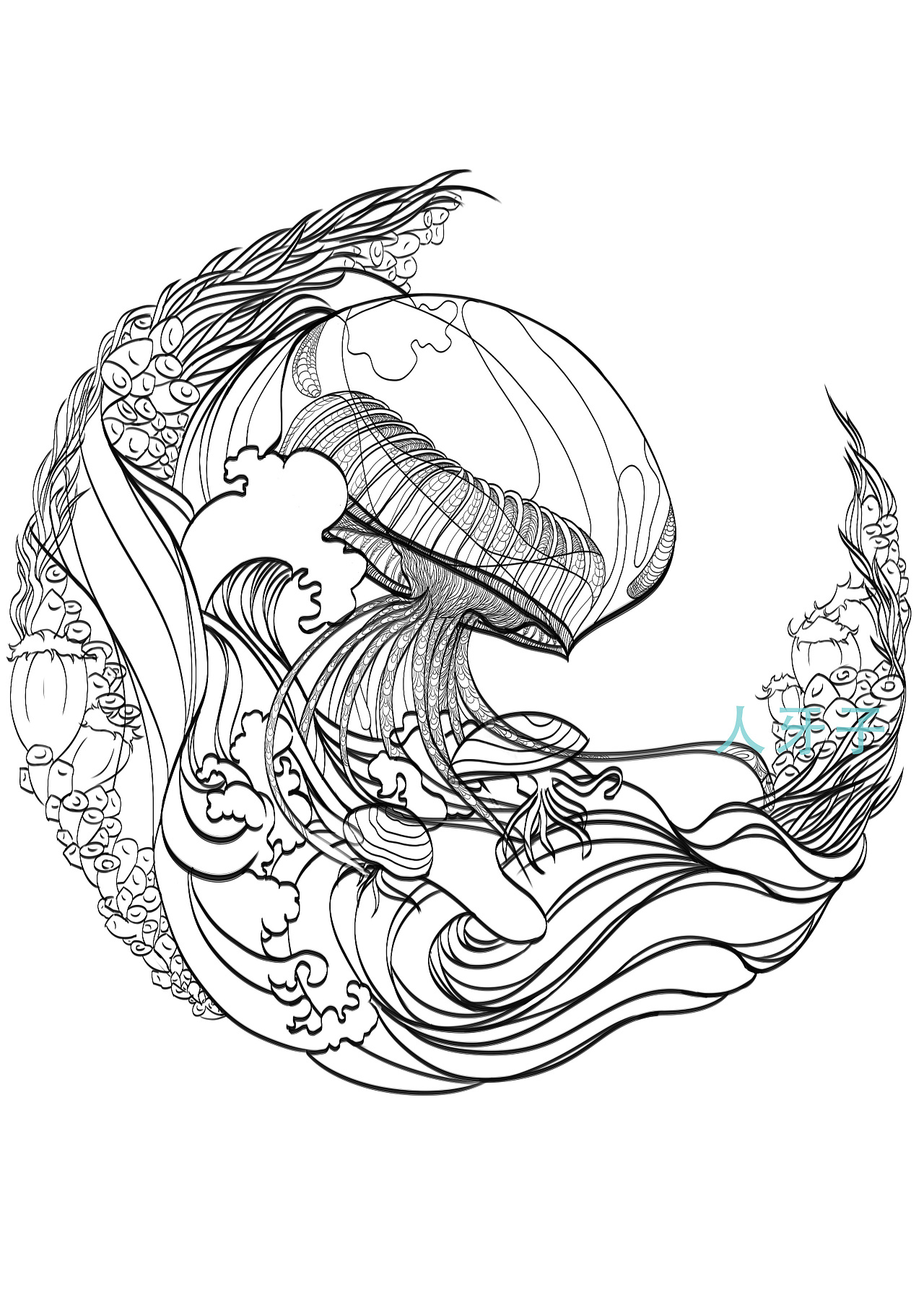 深海3|平面|图案|人牙子 - 原创作品 - 站酷 (zcool)