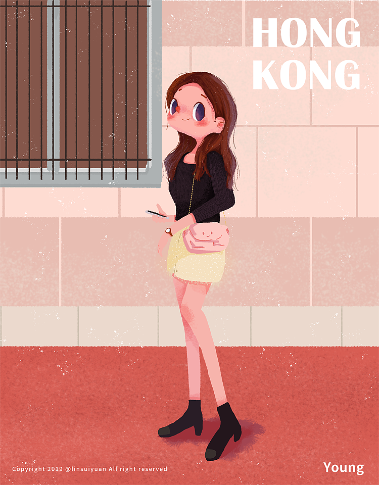 Girl in HongKong（图ZMTU1OTAyNTY4） - 创作习作 - 站酷设计师穗Young原创素材 - 站酷ZCOOL