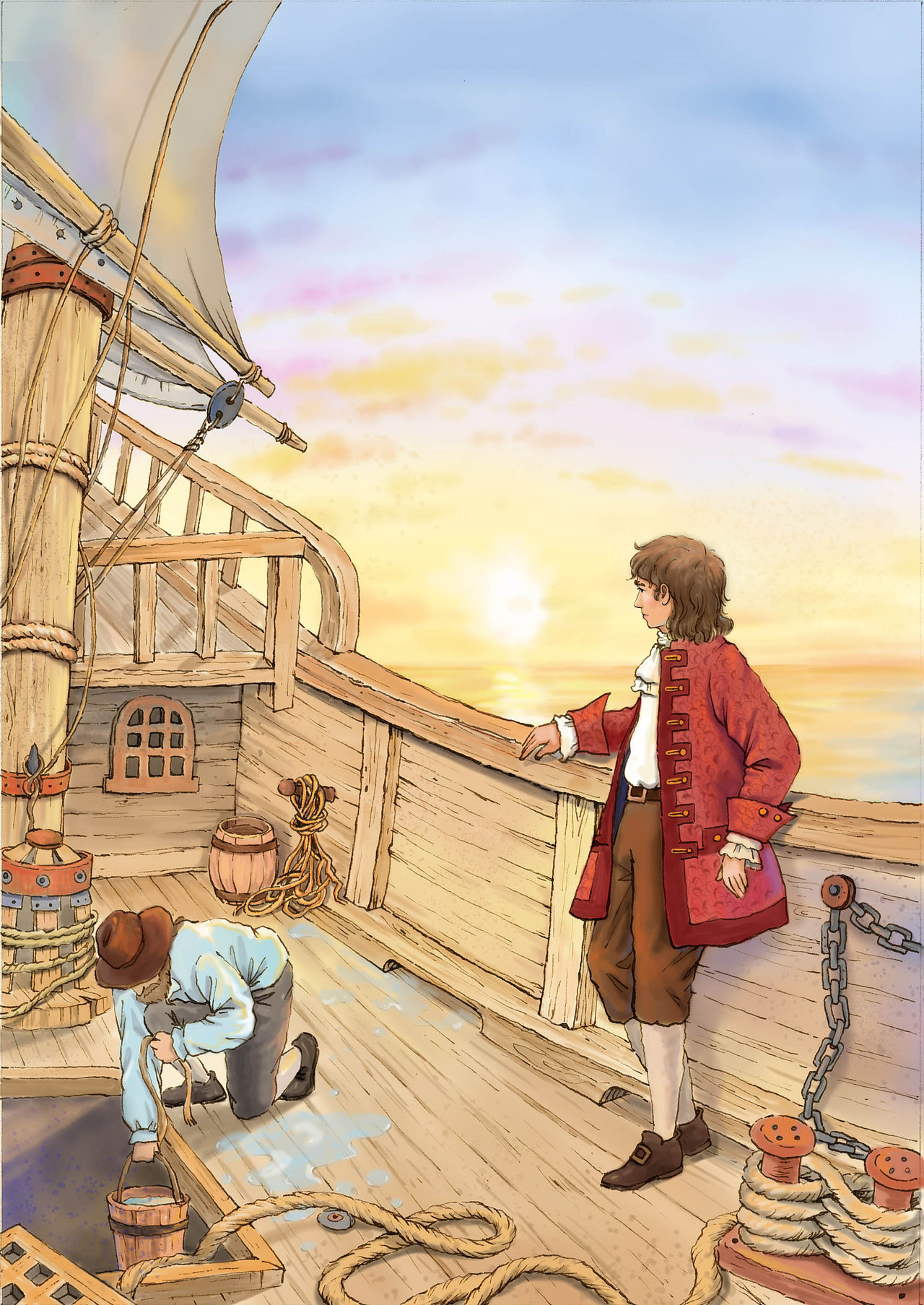 《鲁滨逊漂流记》插图