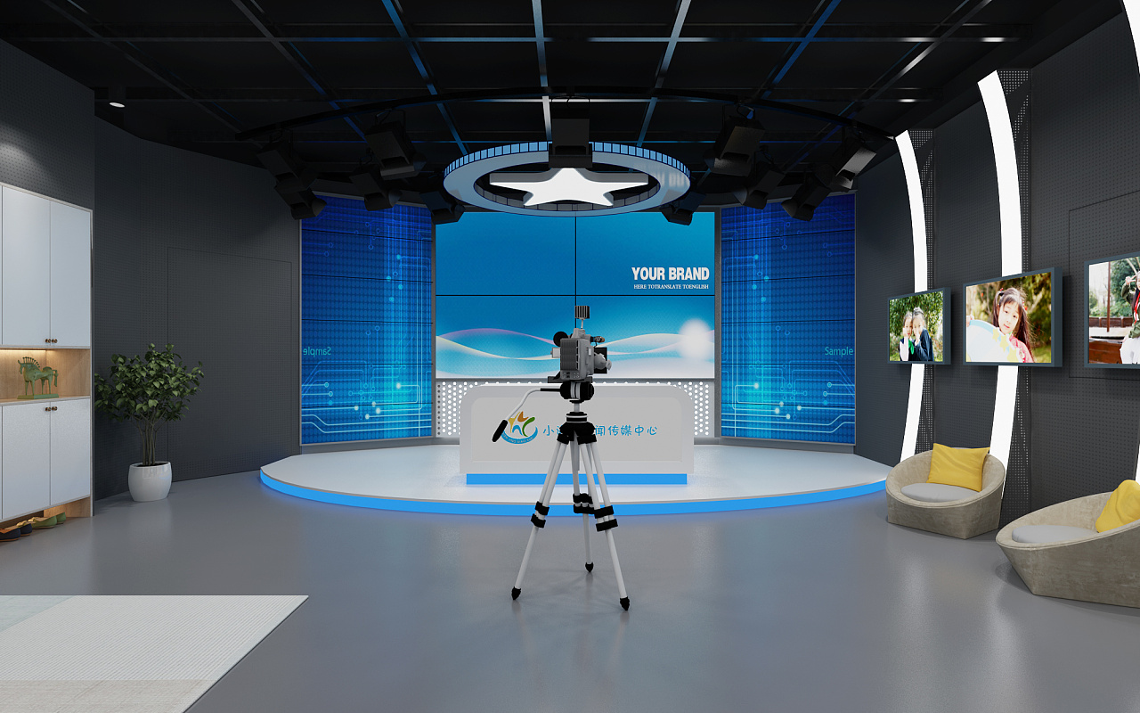 某学校电视台|空间|商业空间设计|空间设计小许 - 原创作品 - 站酷