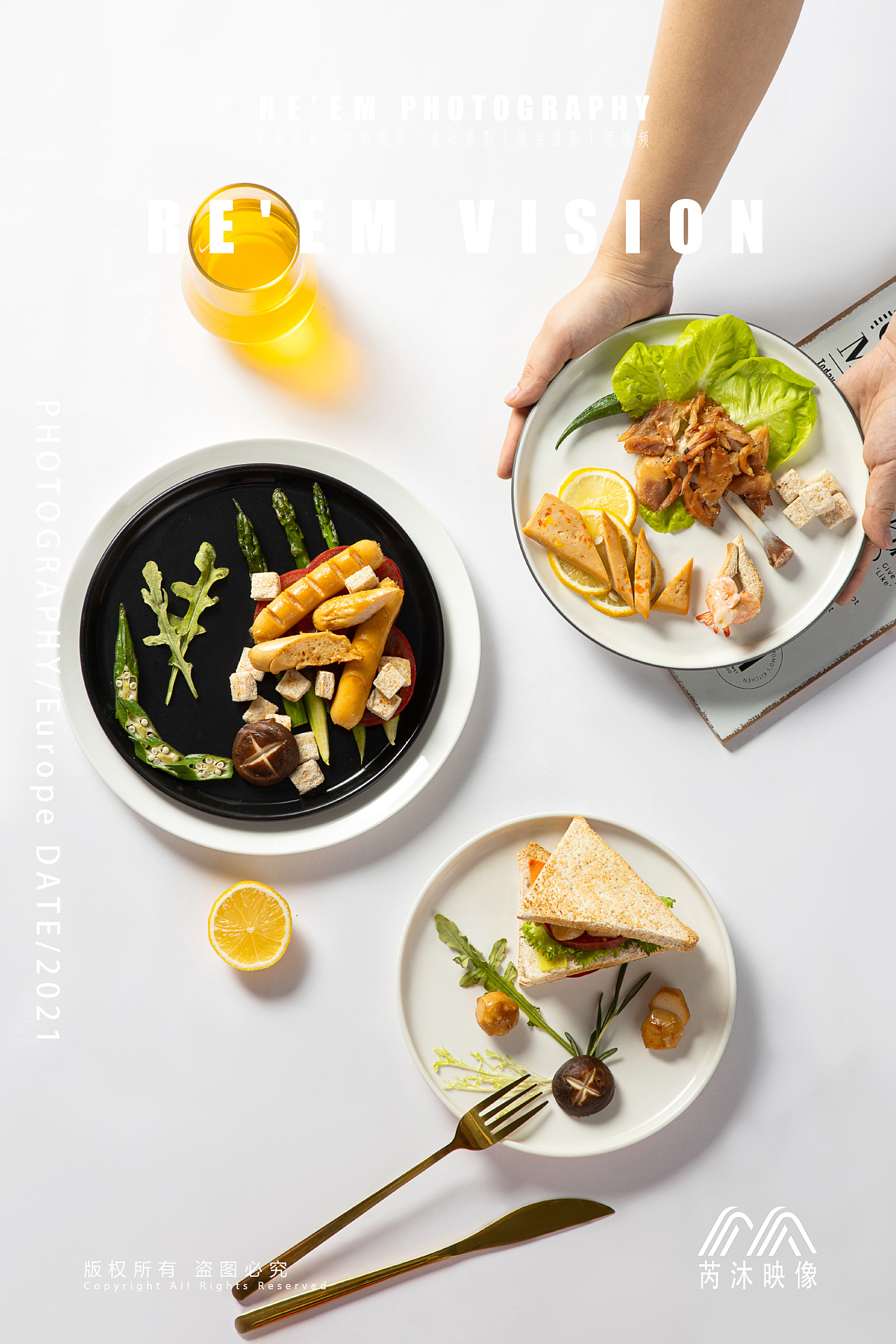 美食摄影丨芮沐映像 x 轻食简餐