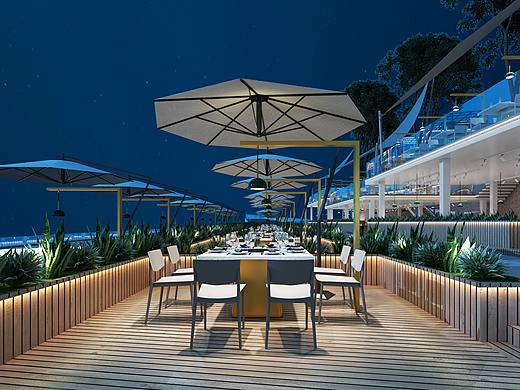 去南山夜景火锅【空间应用】