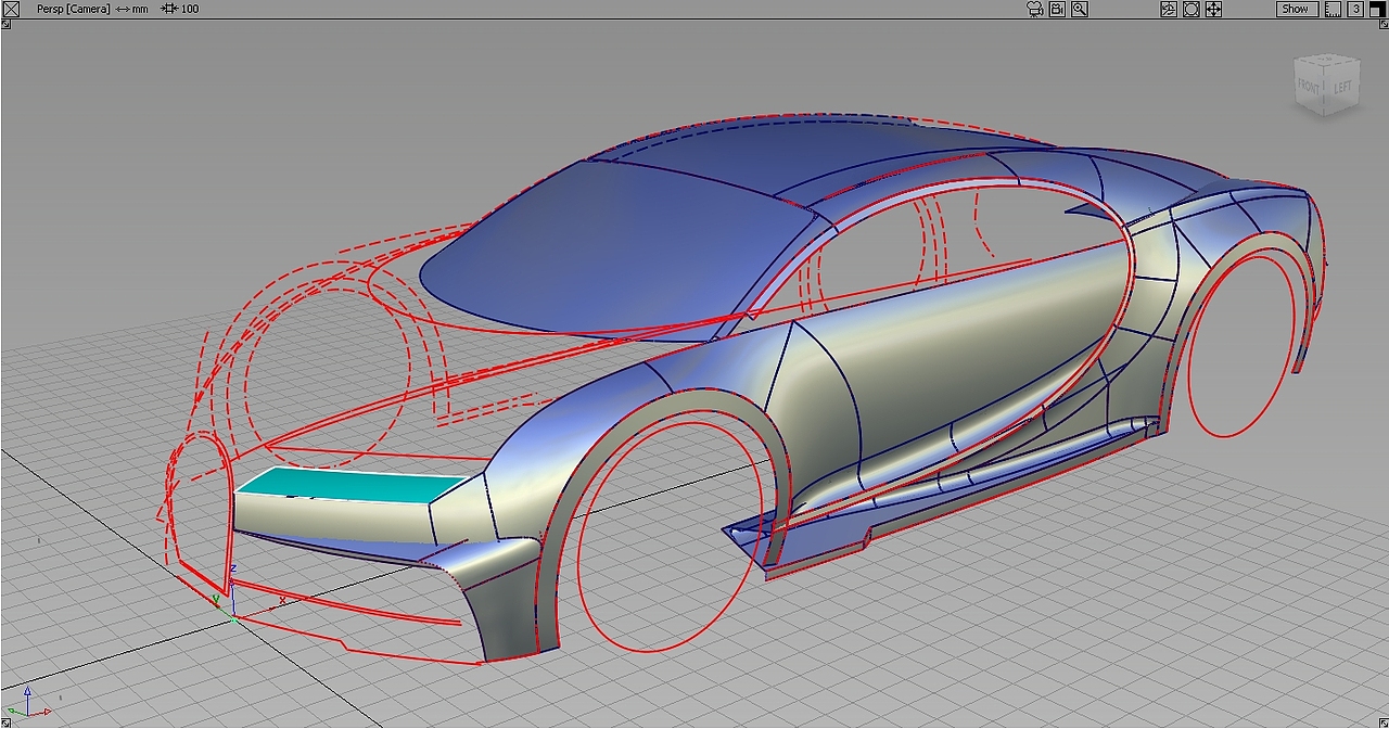 布加迪-chiron“曲线的艺术”--Alias效果图建模教程（图ZOTM3OTUyODQ=） - 交通工具 - 站酷设计师Adleyou原创素材 - 站酷ZCOOL