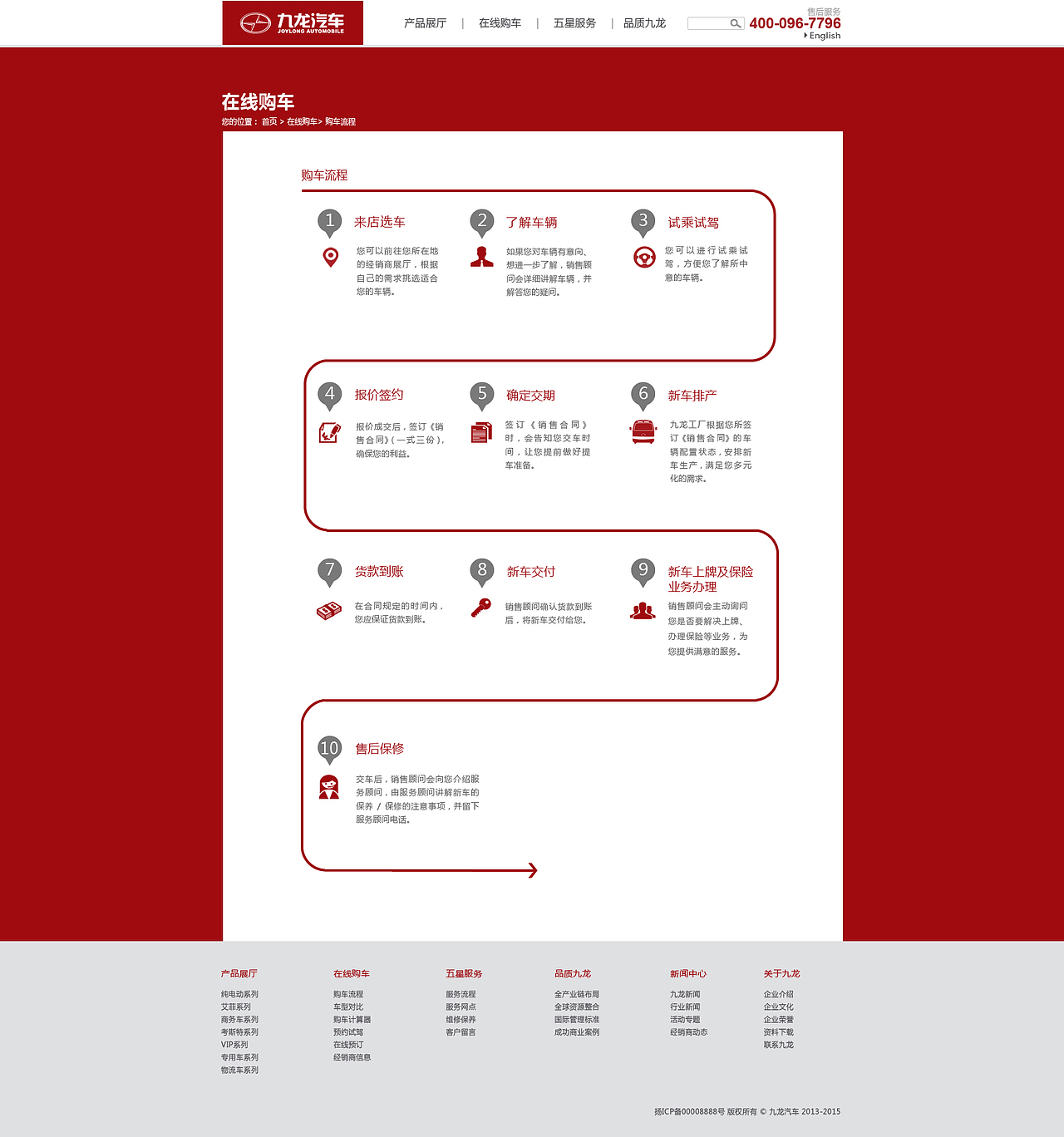 九龙汽车官网设计