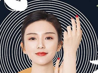 桃花肌海报和案例