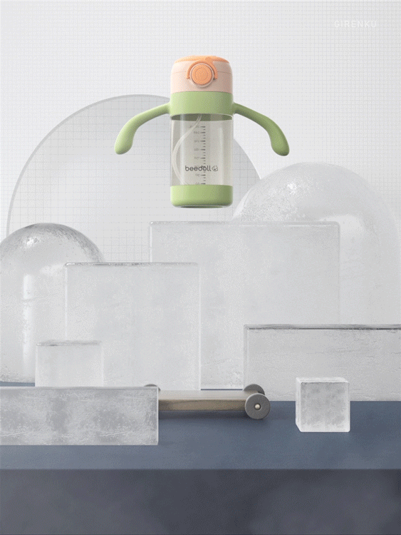 【beedoll奶牛儿童水杯】创意视觉动画——巨人谷制作 
