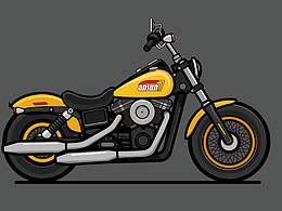 摩托車臨摹作業(yè)